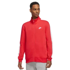 Men's Nike Brushed-Back Track Jacket 17 Men's Nike Brushed-Back Track Jacket -Workout Clothes Sales Store 4992655 Light Crimson