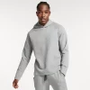 Men's FLX Commuter Fleece Pullover Hoodie -Workout Clothes Sales Store 5017843 Flint Gray Heather