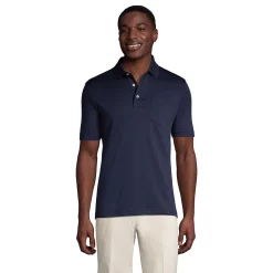 Big & Tall Lands' End Supima Polo -Workout Clothes Sales Store 5018501 Radiant Navy