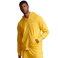 Men's Spalding Gym Essentials Hoodie -Workout Clothes Sales Store 5023584 Spicy Mustard