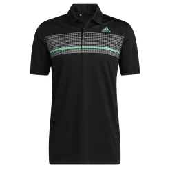 Big & Tall adidas Checkered Chest Polo -Workout Clothes Sales Store 5047242 Black