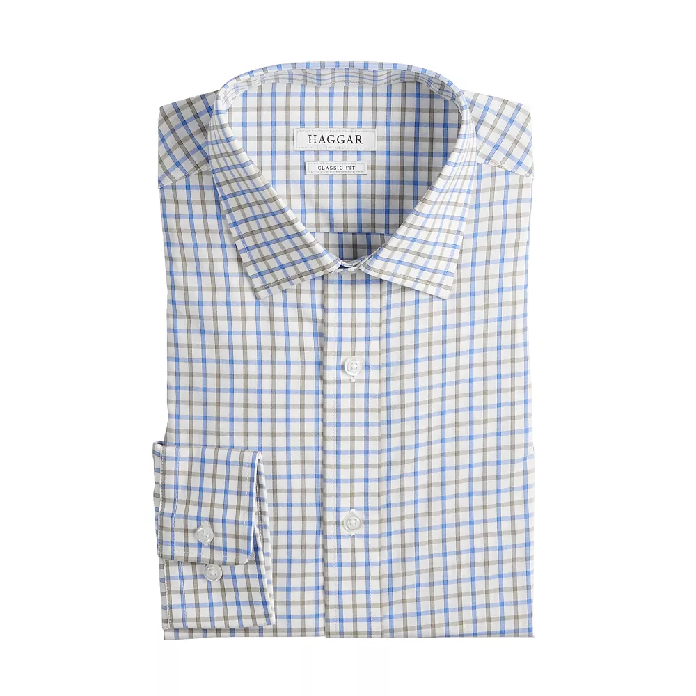 Men's Haggar Classic-Fit Premium Comfort Spread-Collar Dress Shirt 13 Men's Haggar Classic-Fit Premium Comfort Spread-Collar Dress Shirt - Image 11