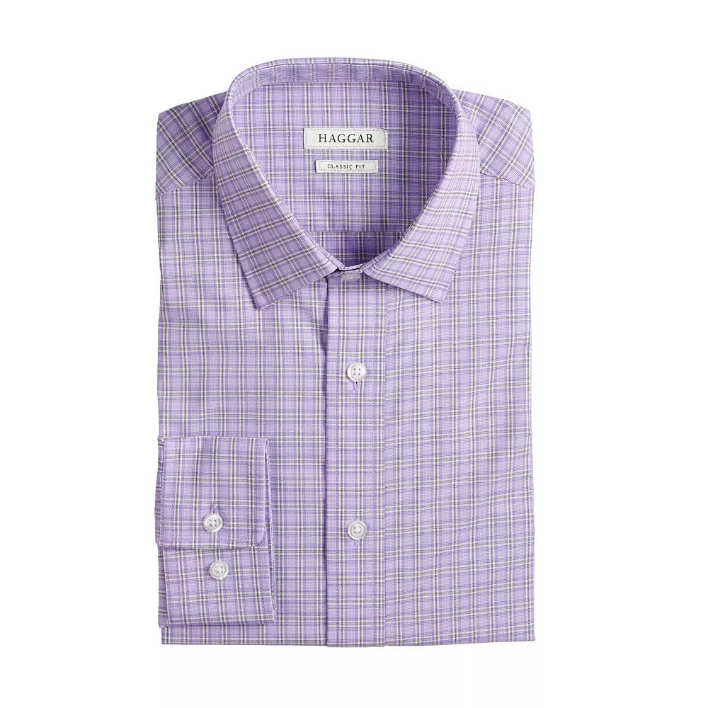 Men's Haggar Classic-Fit Premium Comfort Spread-Collar Dress Shirt 8 Men's Haggar Classic-Fit Premium Comfort Spread-Collar Dress Shirt - Image 6