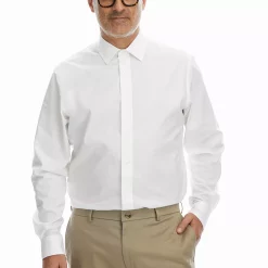 Men's Haggar Classic-Fit Premium Comfort Spread-Collar Dress Shirt 21 Men's Haggar Classic-Fit Premium Comfort Spread-Collar Dress Shirt -Workout Clothes Sales Store 5060992 White