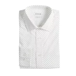 Men's Haggar Classic-Fit Premium Comfort Spread-Collar Dress Shirt 19 Men's Haggar Classic-Fit Premium Comfort Spread-Collar Dress Shirt -Workout Clothes Sales Store 5060992 White Navy Dot