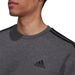 Big & Tall adidas Essentials Fleece Sweatshirt -Workout Clothes Sales Store 5097444 ALT2