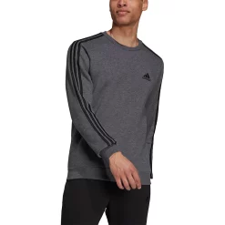 Big & Tall adidas Essentials Fleece Sweatshirt -Workout Clothes Sales Store 5097444 ALT5