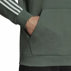Big & Tall adidas Essential 3-Stripes Badge of Sport Hoodie 21 Big & Tall adidas Essential 3-Stripes Badge of Sport Hoodie -Workout Clothes Sales Store 5097477 ALT4
