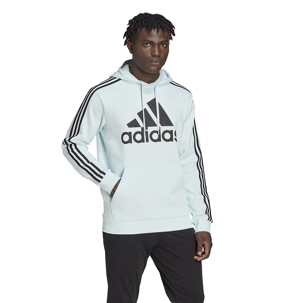 Big & Tall adidas Essential 3-Stripes Badge of Sport Hoodie 7 Big & Tall adidas Essential 3-Stripes Badge of Sport Hoodie - Image 5
