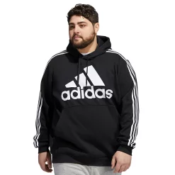 Big & Tall adidas Essential 3-Stripes Badge of Sport Hoodie
