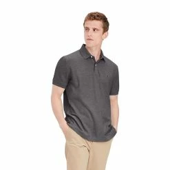 Men's Tommy Hilfiger Justin Polo -Workout Clothes Sales Store 5106509 Charcoal Heather