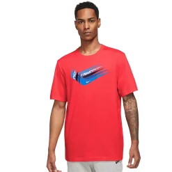 Men's Nike Swoosh Tee -Workout Clothes Sales Store 5118586 Light Crimson