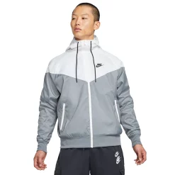 Men's Nike Windrunner Hooded Jacket 21 Men's Nike Windrunner Hooded Jacket -Workout Clothes Sales Store 5118615 Smoke Gray