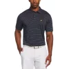 Men's Jack Nicklaus StayDri Regular-Fit Striped Performance Golf Polo -Workout Clothes Sales Store 5119960 Classic Navy