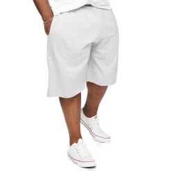Big & Tall Champion® Solid Lounge Shorts -Workout Clothes Sales Store 5121535 Heather Gray