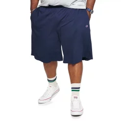 Big & Tall Champion® Solid Lounge Shorts -Workout Clothes Sales Store 5121535 Navy