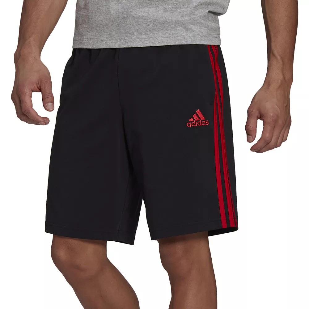 Big & Tall adidas 3-Stripe Jersey Shorts 4 Big & Tall adidas 3-Stripe Jersey Shorts - Image 2
