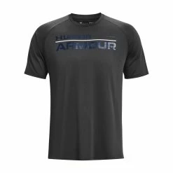 Men's Under Armour Wordmark Tech 2.0 Tee -Workout Clothes Sales Store 5154798 ALT4