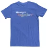 Big & Tall Stronger Together Gradient Rainbow Text Tee -Workout Clothes Sales Store 5159812