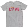 Big & Tall Disney Minnie Mouse Love Rainbow Big Head Tee