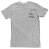 Big & Tall He His Him Pronouns Left Chest Text Tee -Workout Clothes Sales Store 5160742