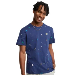 Men's Champion® Brushstroke Camo Tee -Workout Clothes Sales Store 5162474 Athletic Navy