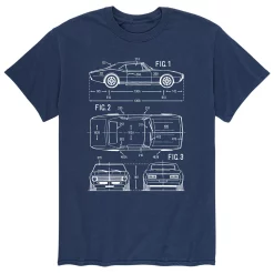 Men's Vintage Car Rendering Tee