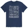 Men's Fixologist Tee -Workout Clothes Sales Store 5163008 Blue
