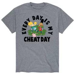 Men's Hey Arnold! Cheat Day Tee -Workout Clothes Sales Store 5163815 Gray
