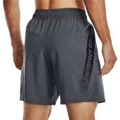 Men's Under Armour Woven Graphic Shorts -Workout Clothes Sales Store 5166048 Pitch Gray Black