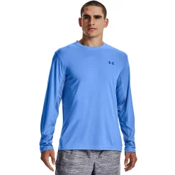 Men's Under Armour Drift Tide UA Tech™ Knit Crewneck Tee -Workout Clothes Sales Store 5175374 Carolina Blue