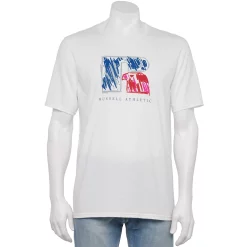 Men's Russell Athletic Graphic Tee -Workout Clothes Sales Store 5177282 White