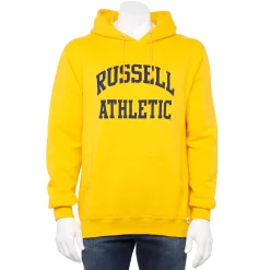 Men's Russell Athletic Dri-Power Fleece Hoodie -Workout Clothes Sales Store 5177285 Gold