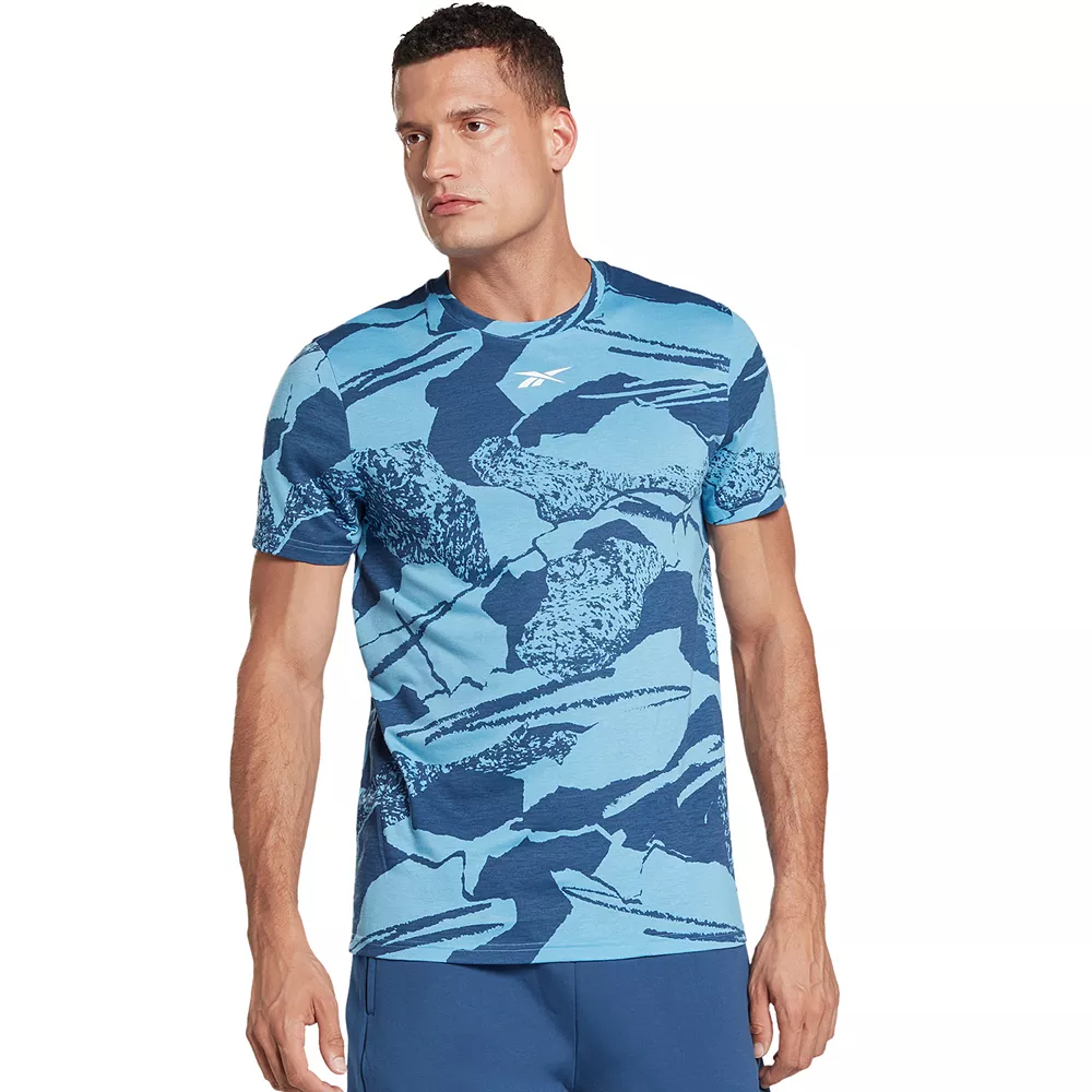 Men's Reebok Workout Ready Printed Tee 4 Men's Reebok Workout Ready Printed Tee - Image 2