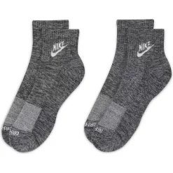 Unisex Nike 2-pack Everyday Plus Dri-FIT Cushioned Ankle Socks 12 Unisex Nike 2-pack Everyday Plus Dri-FIT Cushioned Ankle Socks -Workout Clothes Sales Store 5182465 Black White