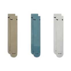 Men's Nike 3-pack Dri-FIT Everyday Plus Cushioned Training Crew Socks 20 Men's Nike 3-pack Dri-FIT Everyday Plus Cushioned Training Crew Socks -Workout Clothes Sales Store 5183662 Olive Teal Silver