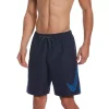 Big & Tall Nike Just Do It Swoosh 11" Swim Trunks -Workout Clothes Sales Store 5195495 Midnight Navy