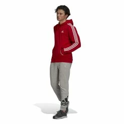 Big & Tall adidas Essentials Fleece Hoodie -Workout Clothes Sales Store 5205797 ALT3