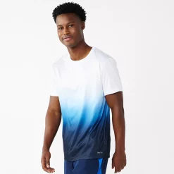 Men's Tek Gear® Dry Tek Printed Tee -Workout Clothes Sales Store 5223988 Blue Dip Dye