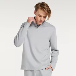 Men's FLX Mid-Weight Pullover -Workout Clothes Sales Store 5224103 Gray Inlay