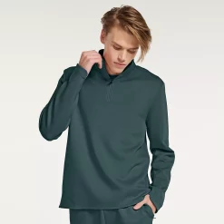 Men's FLX Mid-Weight Pullover -Workout Clothes Sales Store 5224103 Silent Navy