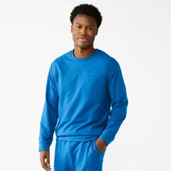 Men's Tek Gear® French-Terry Lounge Crew Sweatshirt -Workout Clothes Sales Store 5224226 Vinson Bay Archroma