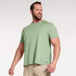 Big & Tall FLX Dynamic Comfort V-Neck Tee -Workout Clothes Sales Store 5224306 Light Green