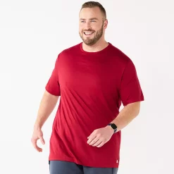 Big & Tall Tek Gear® Core Tee -Workout Clothes Sales Store 5237684 Cherry Cocktail Ruby
