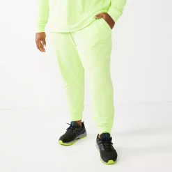 Big & Tall Tek Gear® French-Terry Joggers -Workout Clothes Sales Store 5240485 Awakening Green