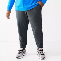 Big & Tall Tek Gear® French-Terry Joggers -Workout Clothes Sales Store 5240485 Hawk Grey Archroma