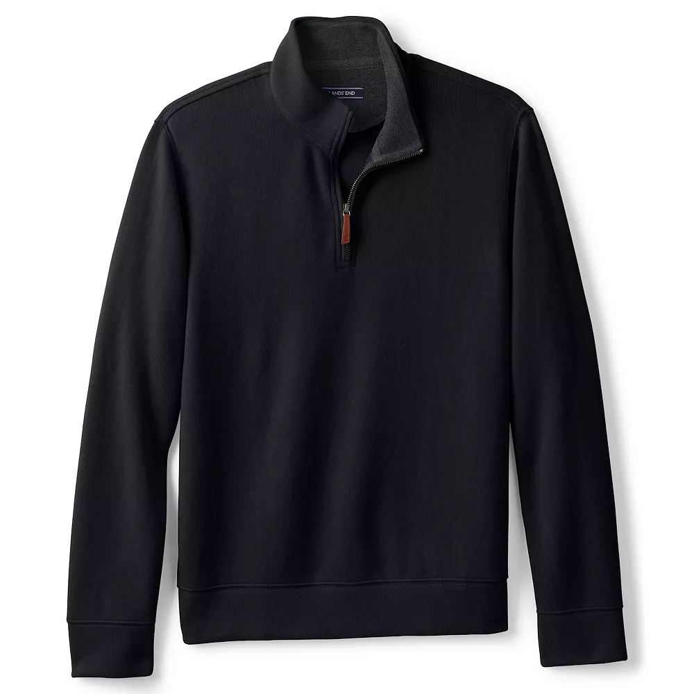 Big & Tall Lands' End Bedford Classic-Fit Ribbed Quarter-Zip Sweater 4 Big & Tall Lands' End Bedford Classic-Fit Ribbed Quarter-Zip Sweater - Image 2