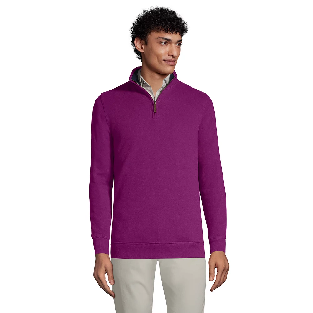 Big & Tall Lands' End Bedford Classic-Fit Ribbed Quarter-Zip Sweater 5 Big & Tall Lands' End Bedford Classic-Fit Ribbed Quarter-Zip Sweater - Image 3
