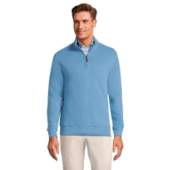 Big & Tall Lands' End Bedford Classic-Fit Ribbed Quarter-Zip Sweater 18 Big & Tall Lands' End Bedford Classic-Fit Ribbed Quarter-Zip Sweater -Workout Clothes Sales Store 5243252 Muted Blue