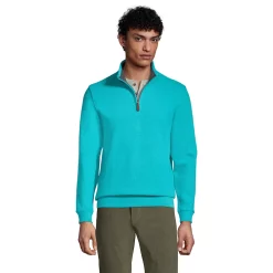 Big & Tall Lands' End Bedford Classic-Fit Ribbed Quarter-Zip Sweater